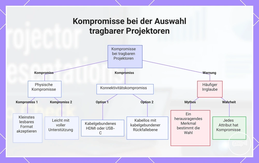 Kompromisse bei der Auswahl tragbarer Projektoren