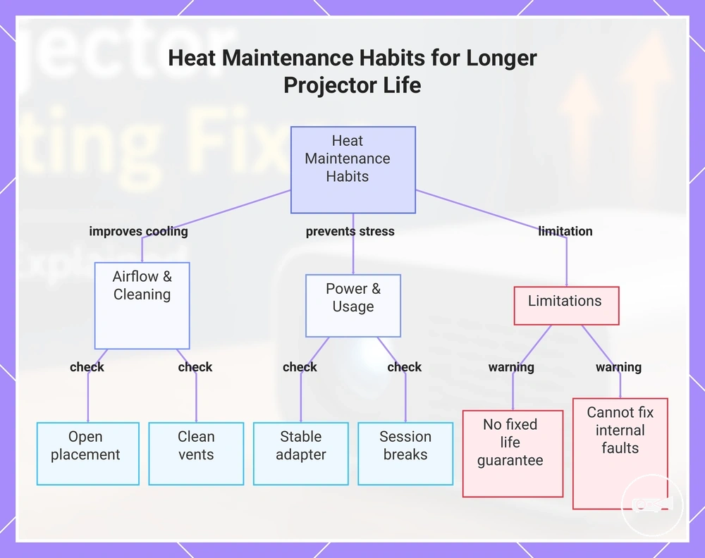 Heat Maintenance Habits for Longer Projector Life
