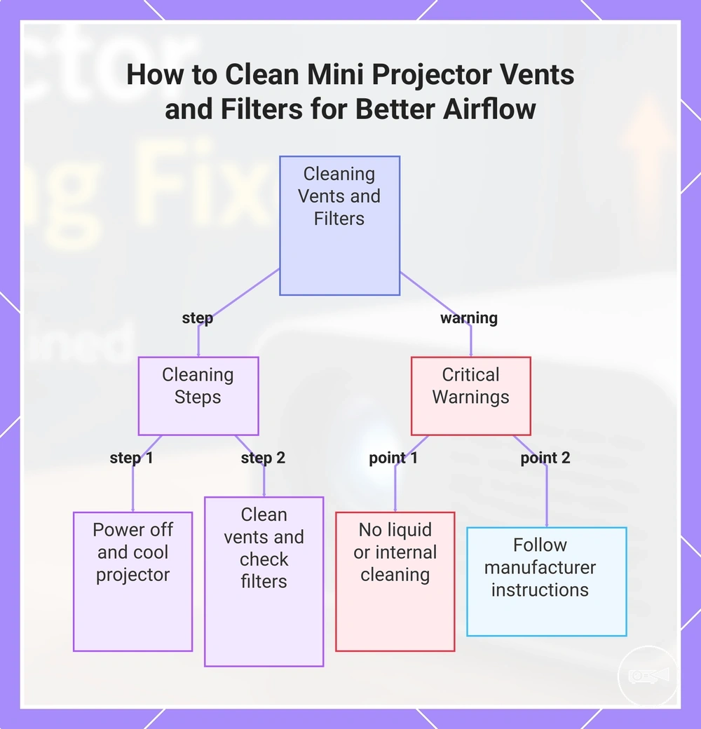 How to Clean Mini Projector Vents and Filters for Better Airflow