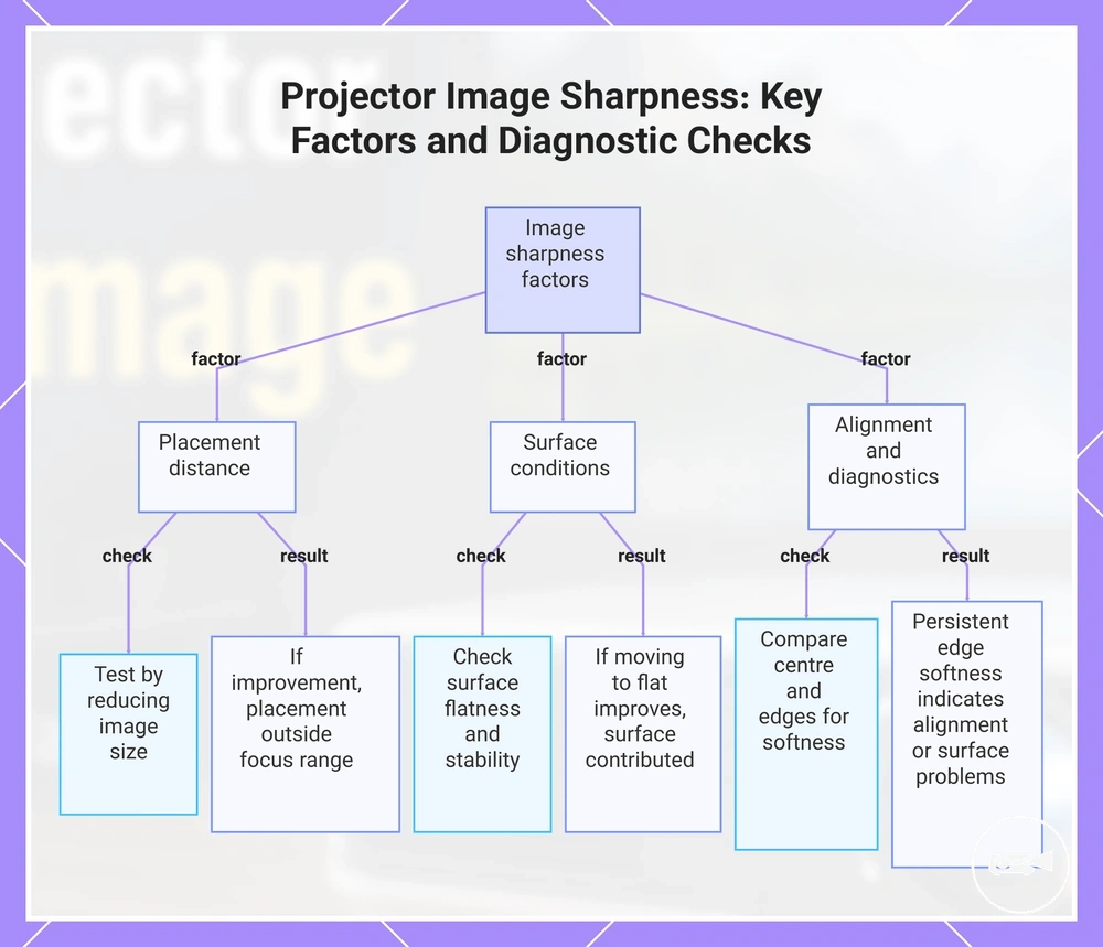 Projector Image Sharpness: Key Factors and Diagnostic Checks