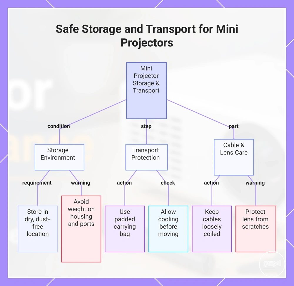 Safe Storage and Transport for Mini Projectors