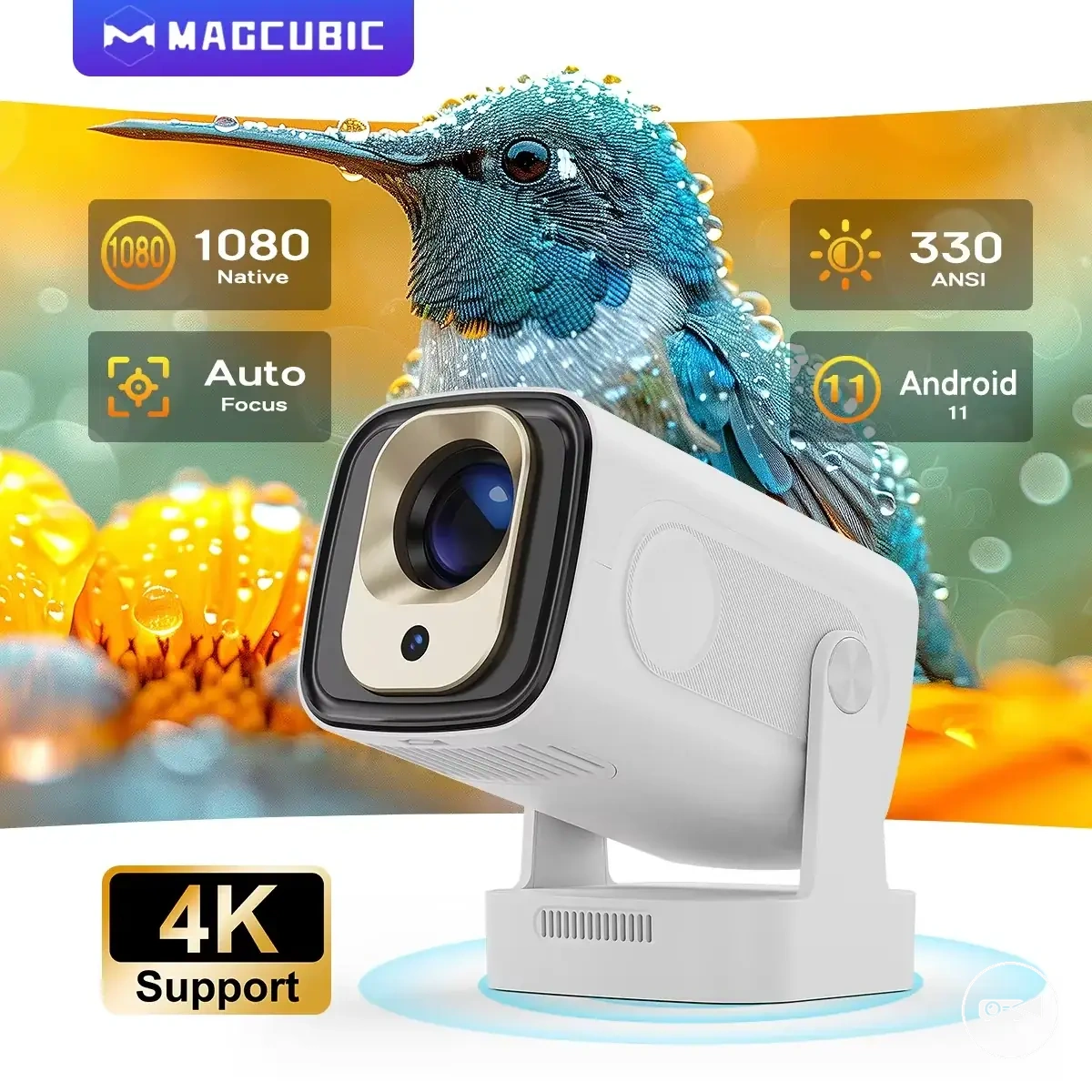 Mini proyector Magcubic HY310 con altavoz integrado