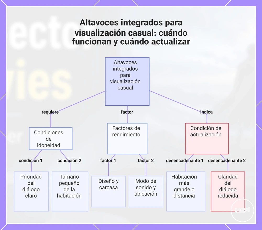 Altavoces integrados para visualización casual: cuándo funcionan y cuándo actualizar