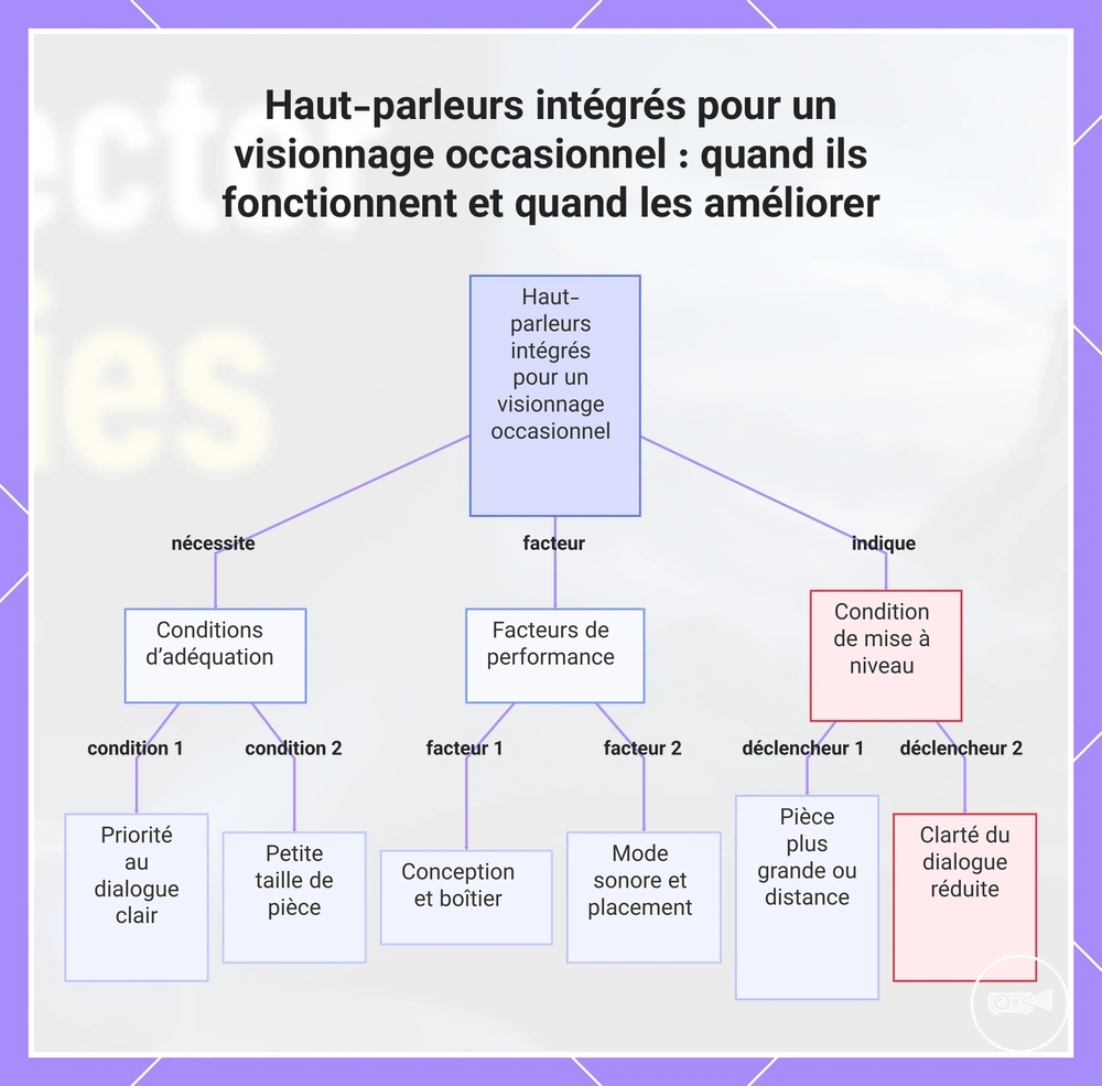 Haut-parleurs intégrés pour un visionnage occasionnel : quand ils fonctionnent et quand les améliorer