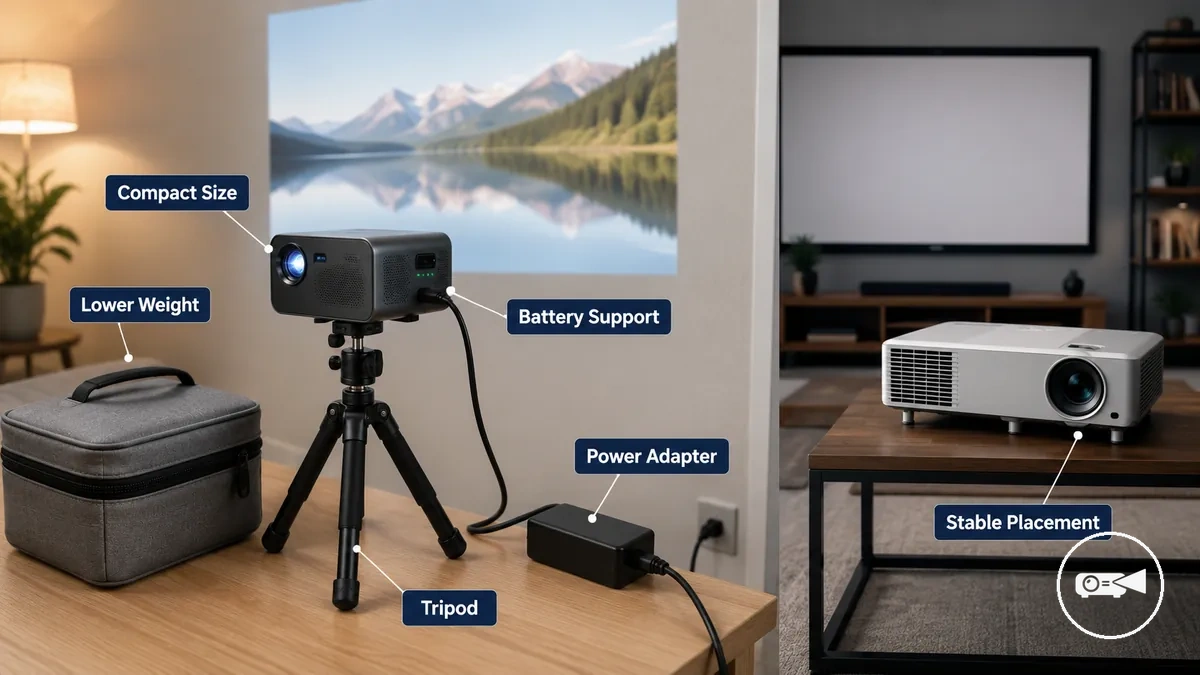 Portabilite taille flexibilite alimentation