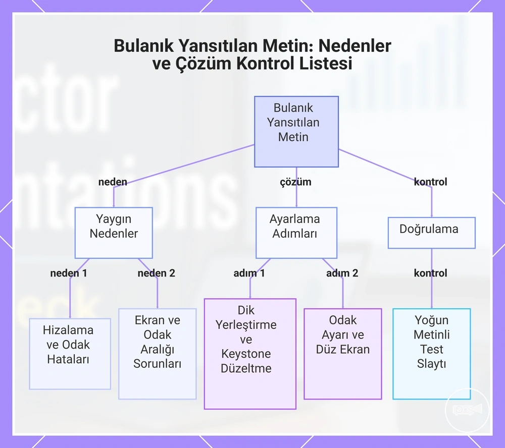 Bulanık Yansıtılan Metin: Nedenler ve Çözüm Kontrol Listesi