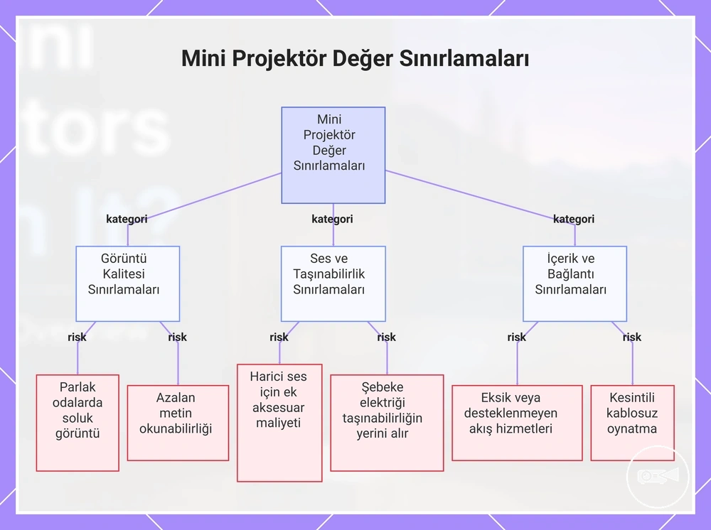 Mini Projektör Değer Sınırlamaları