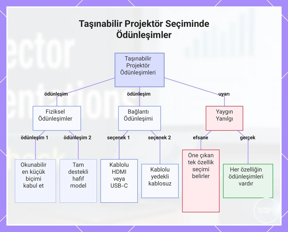 Taşınabilir Projektör Seçiminde Ödünleşimler