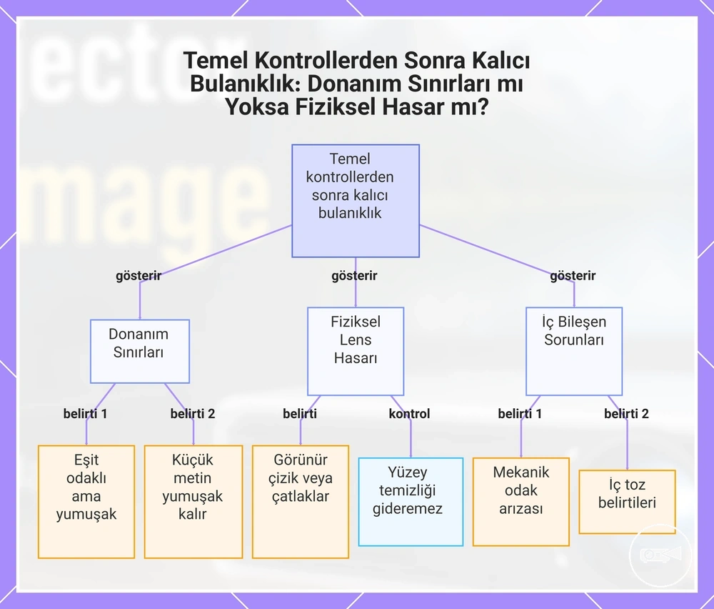 Temel Kontrollerden Sonra Kalıcı Bulanıklık: Donanım Sınırları mı Yoksa Fiziksel Hasar mı?