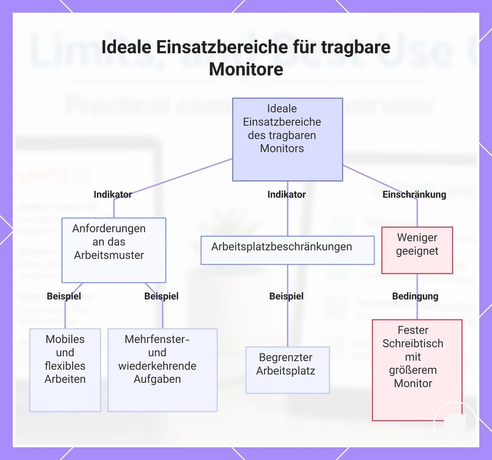 Ideale Einsatzbereiche für tragbare Monitore