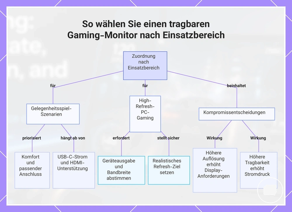 So wählen Sie einen tragbaren Gaming-Monitor nach Einsatzbereich
