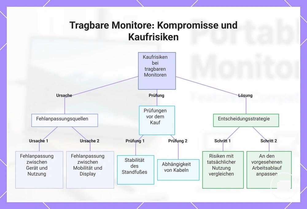 Tragbare Monitore: Kompromisse und Kaufrisiken