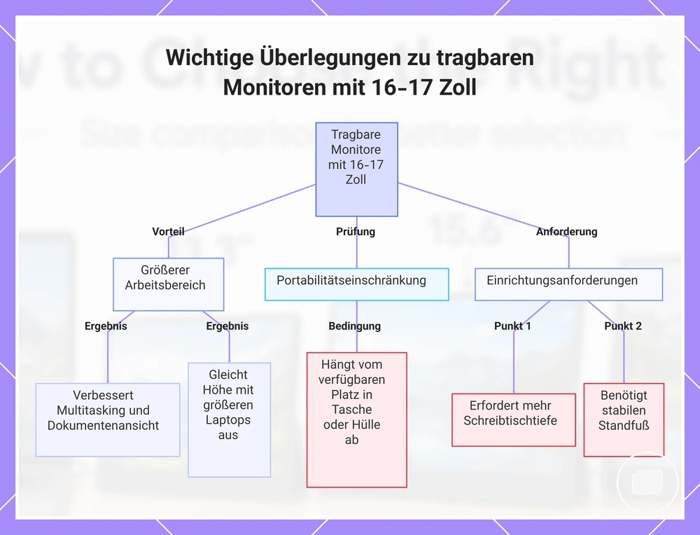 Wichtige Überlegungen zu tragbaren Monitoren mit 16-17 Zoll