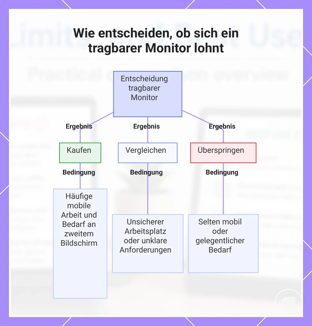 Wie entscheiden, ob sich ein tragbarer Monitor lohnt
