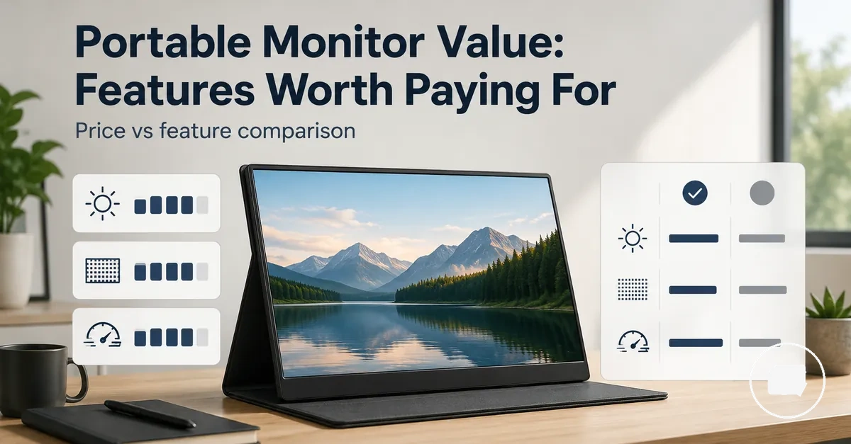 Portable monitor features compared for price and value decisions