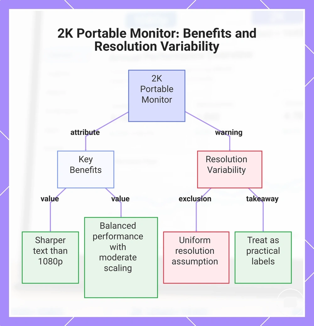 2K Portable Monitor: Benefits and Resolution Variability