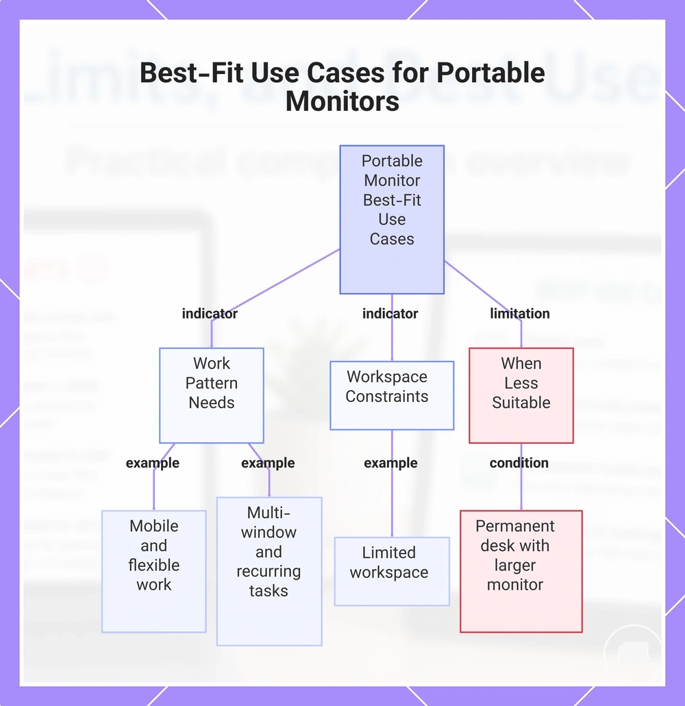 Best-Fit Use Cases for Portable Monitors