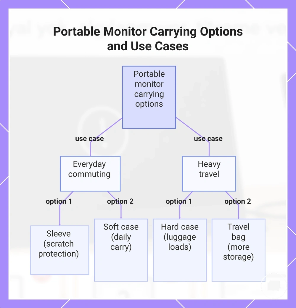 Portable Monitor Carrying Options and Use Cases