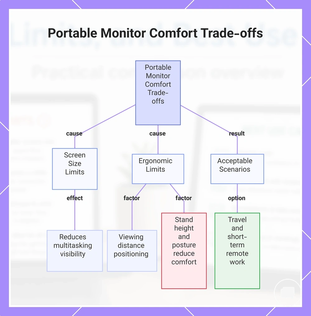 Portable Monitor Comfort Trade-offs