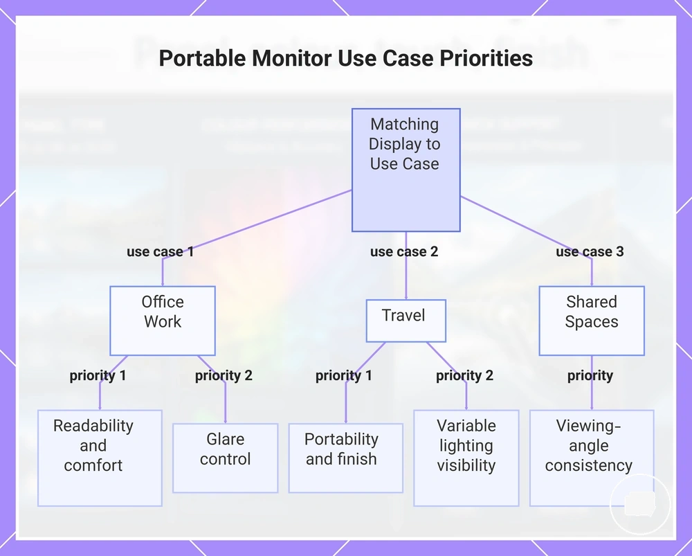 Portable Monitor Use Case Priorities