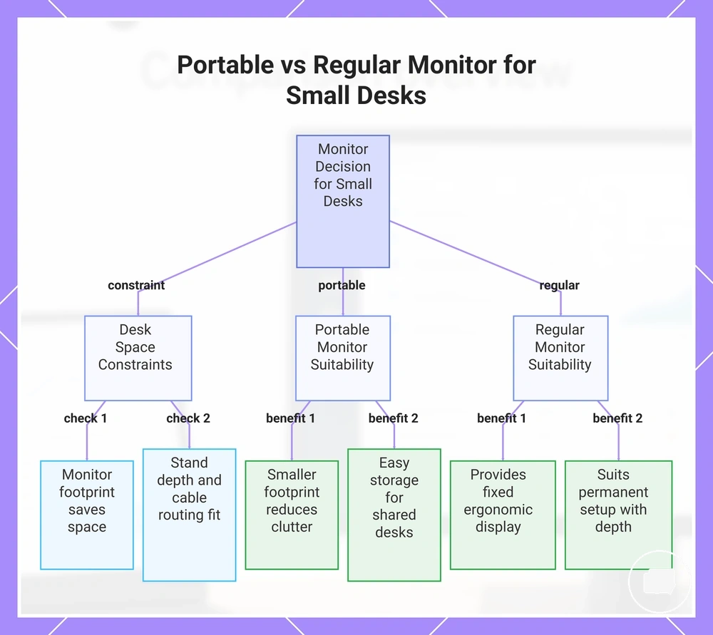 Portable vs Regular Monitor for Small Desks