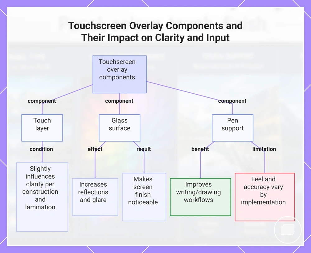 Touchscreen Overlay Components and Their Impact on Clarity and Input