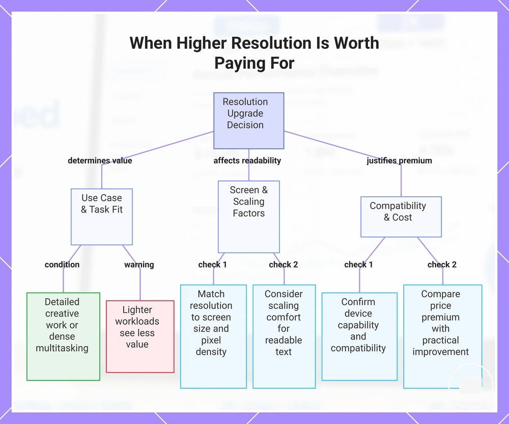 When Higher Resolution Is Worth Paying For