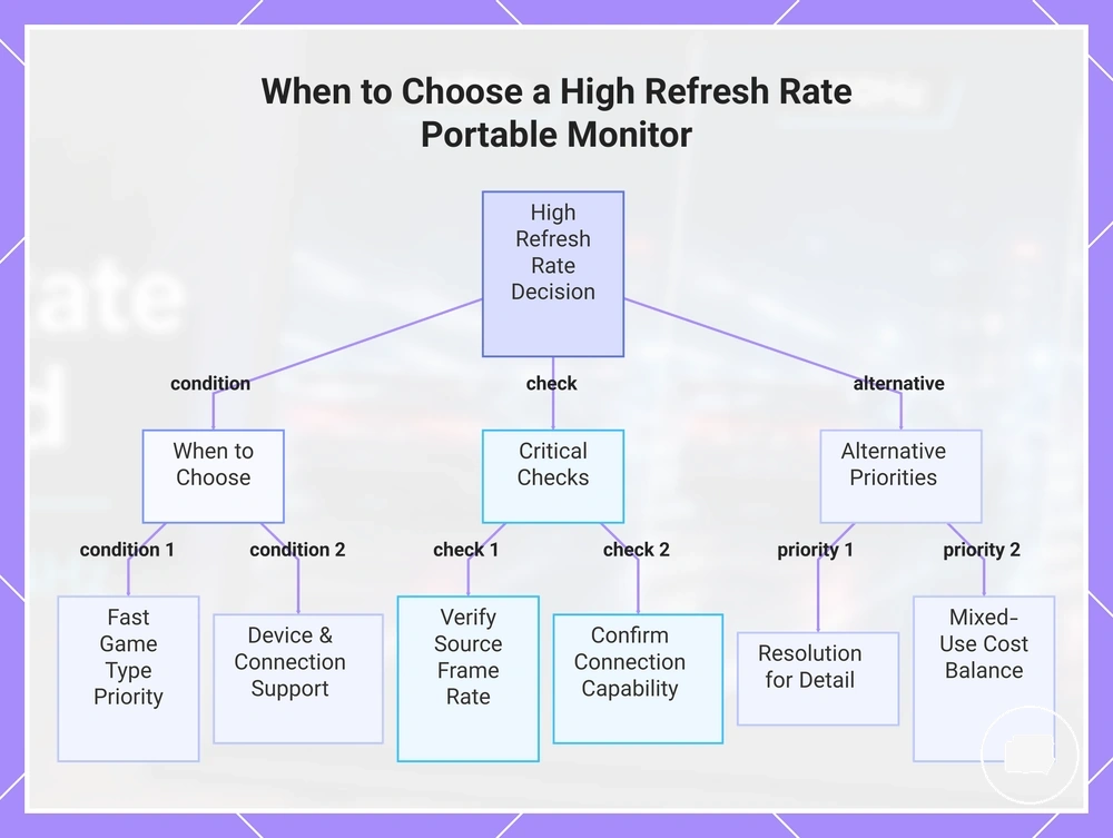 When to Choose a High Refresh Rate Portable Monitor