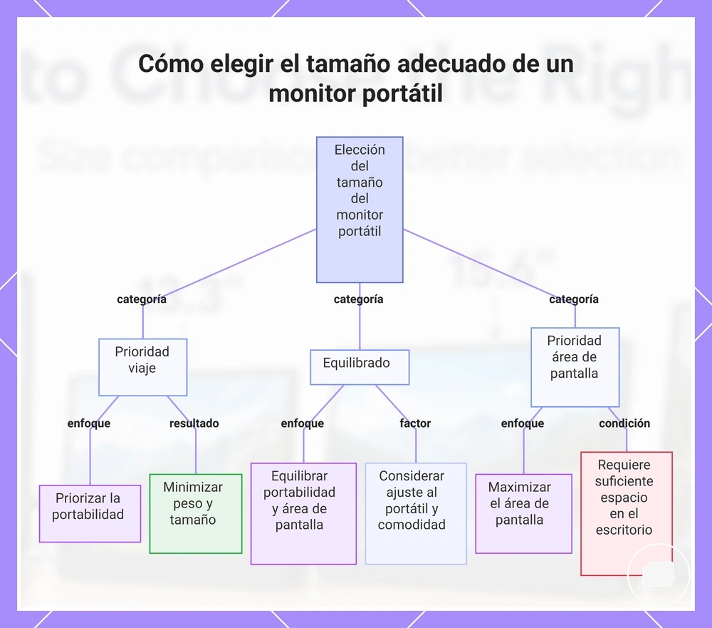 Cómo elegir el tamaño adecuado de un monitor portátil