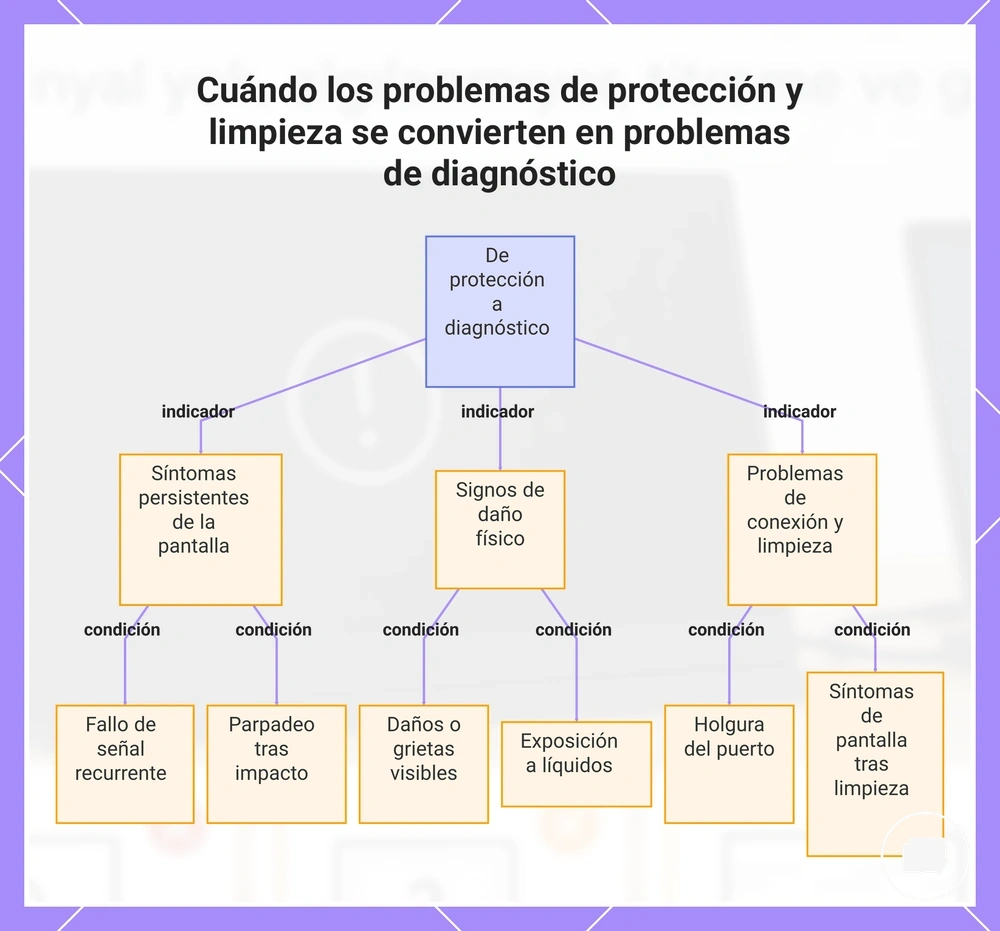 Cuándo los problemas de protección y limpieza se convierten en problemas de diagnóstico