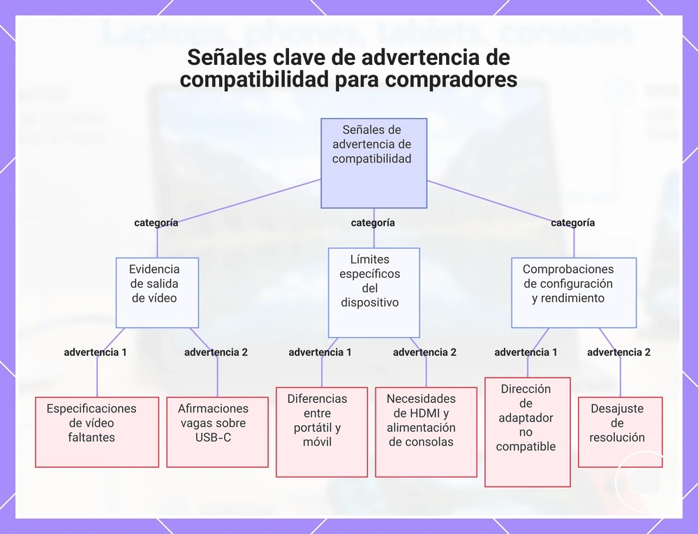 Señales clave de advertencia de compatibilidad para compradores