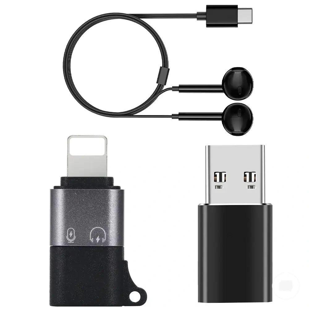 Adaptateur Type-C vers USB OTG pour moniteur, casque, microphone, charge et transfert de données