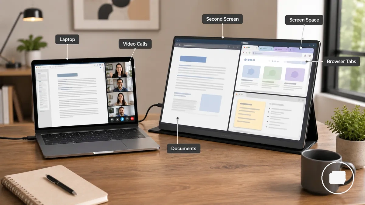 Apport moniteur portable travail