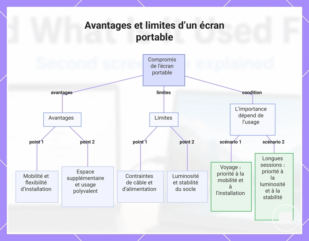 Avantages et limites d’un écran portable