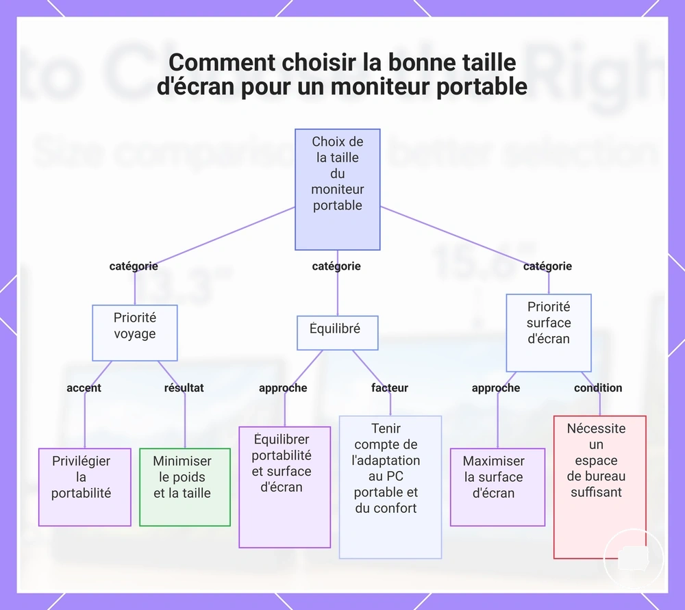 Comment choisir la bonne taille d'écran pour un moniteur portable