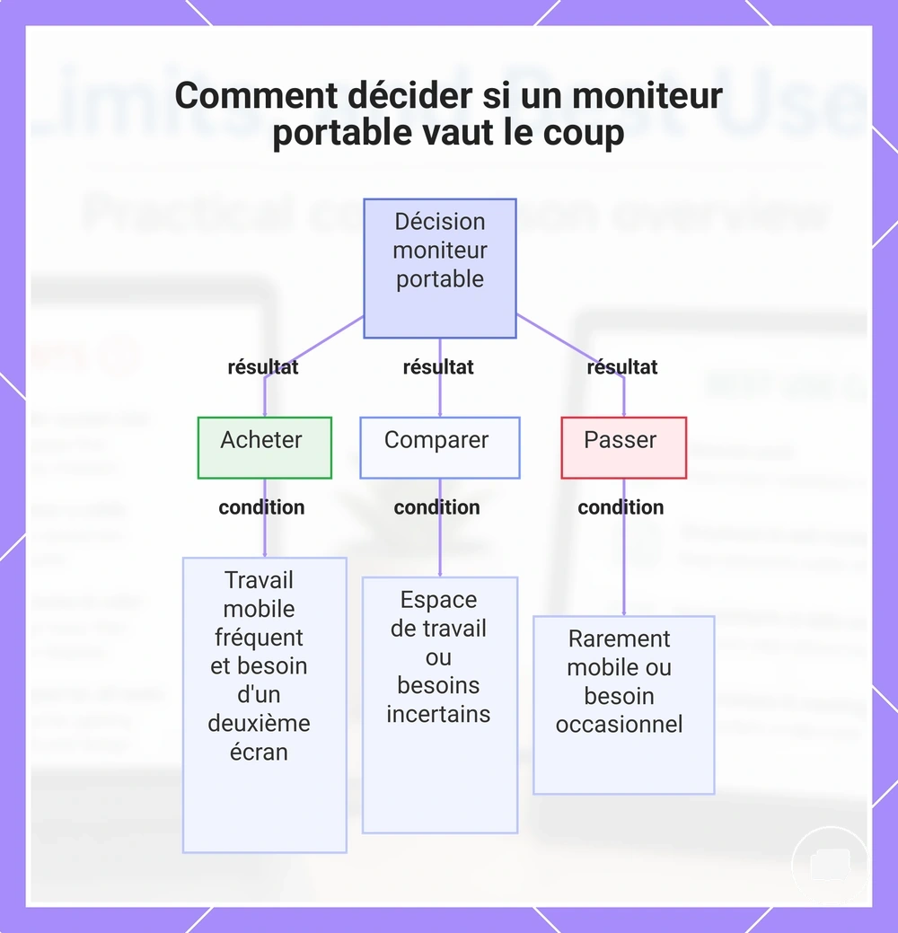 Comment décider si un moniteur portable vaut le coup