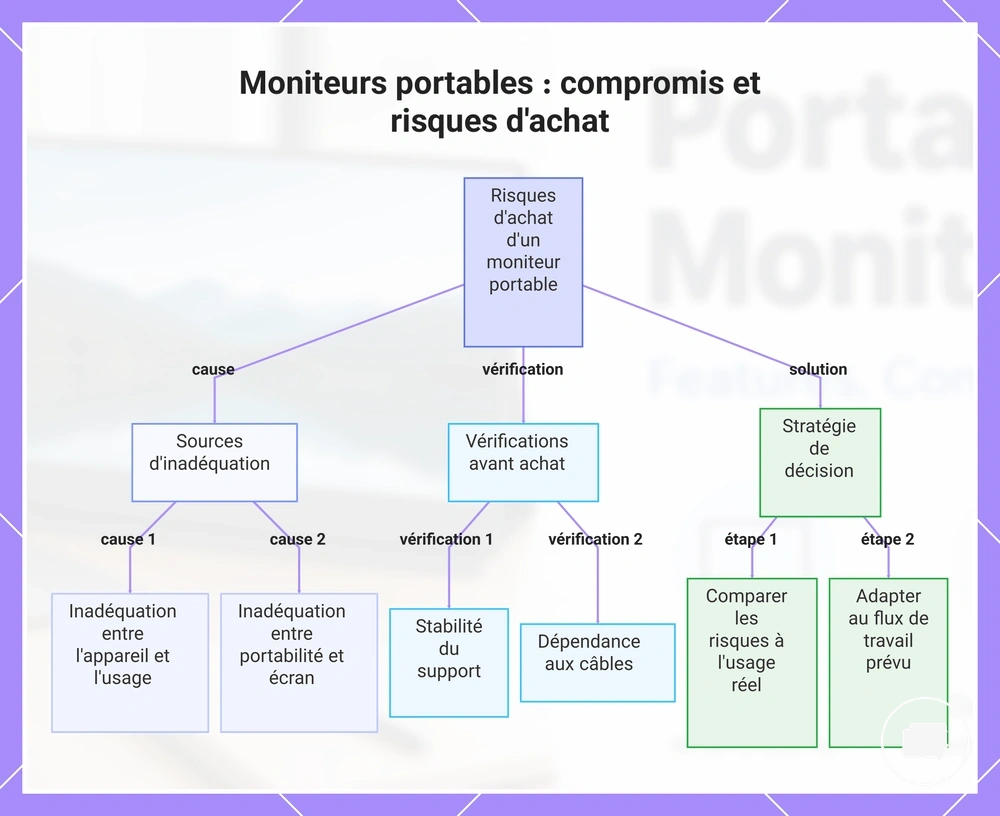 Moniteurs portables : compromis et risques d'achat
