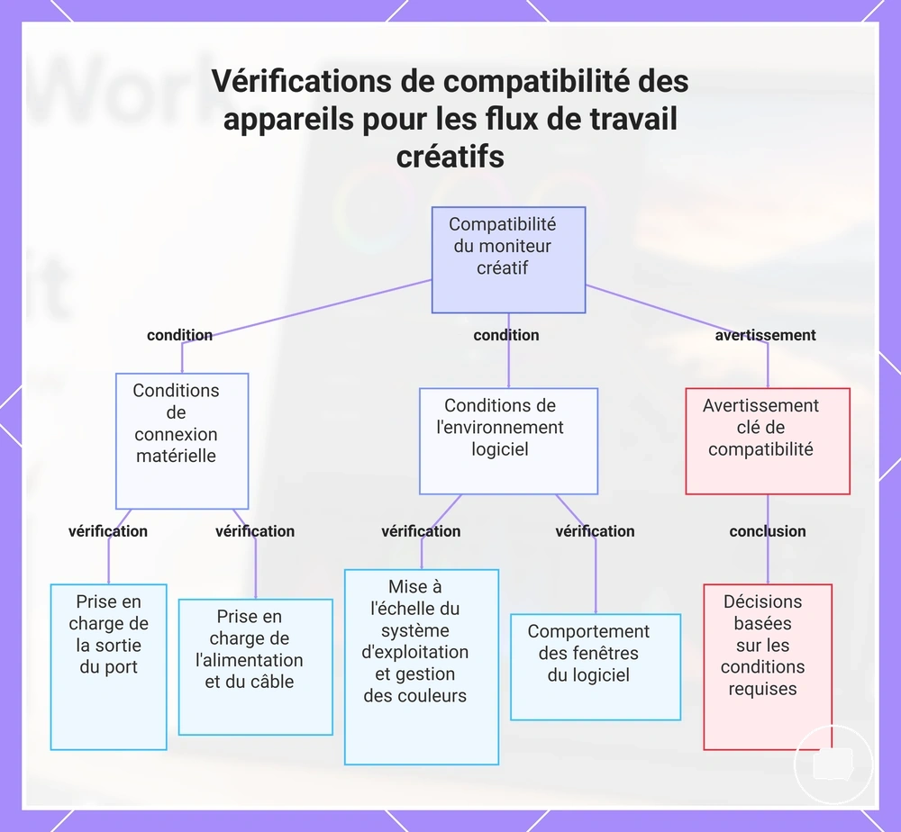 Vérifications de compatibilité des appareils pour les flux de travail créatifs