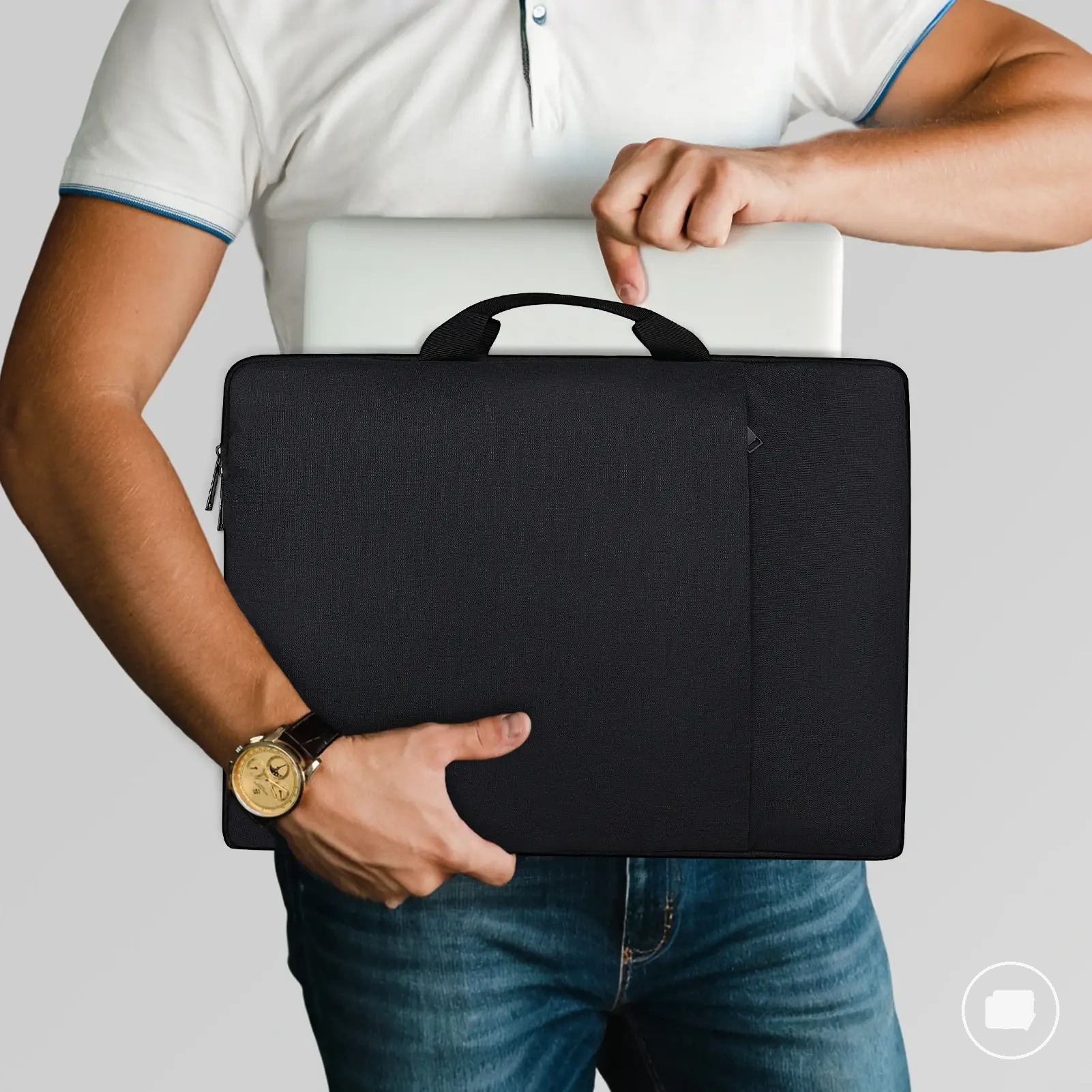Bolsa para transporte de monitor portátil de 19 polegadas ou laptop de 18 a 18,5 polegadas