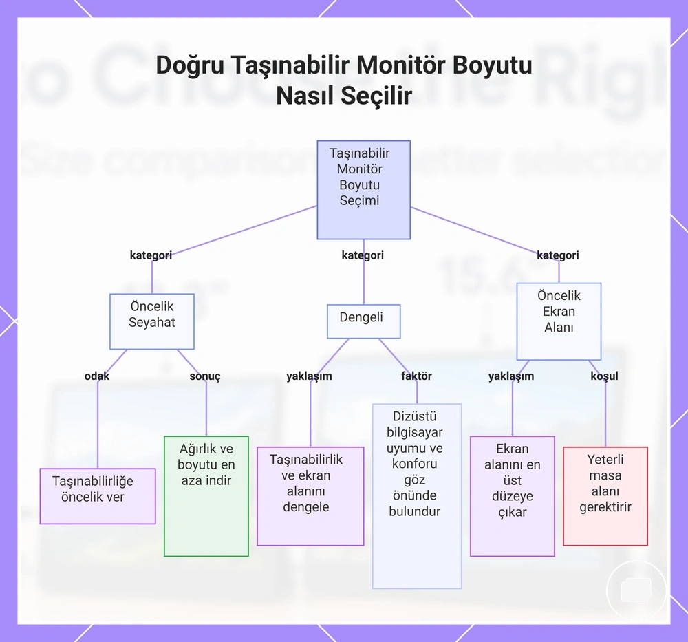 Doğru Taşınabilir Monitör Boyutu Nasıl Seçilir