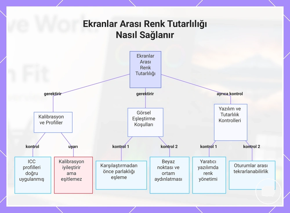 Ekranlar Arası Renk Tutarlılığı Nasıl Sağlanır