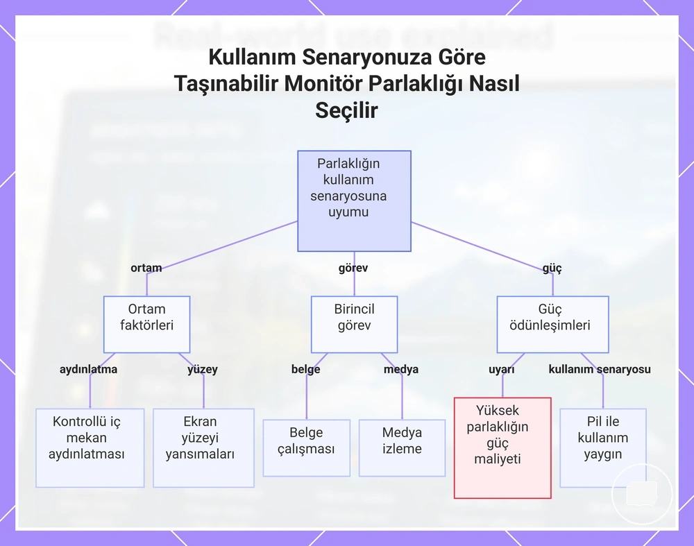 Kullanım Senaryonuza Göre Taşınabilir Monitör Parlaklığı Nasıl Seçilir