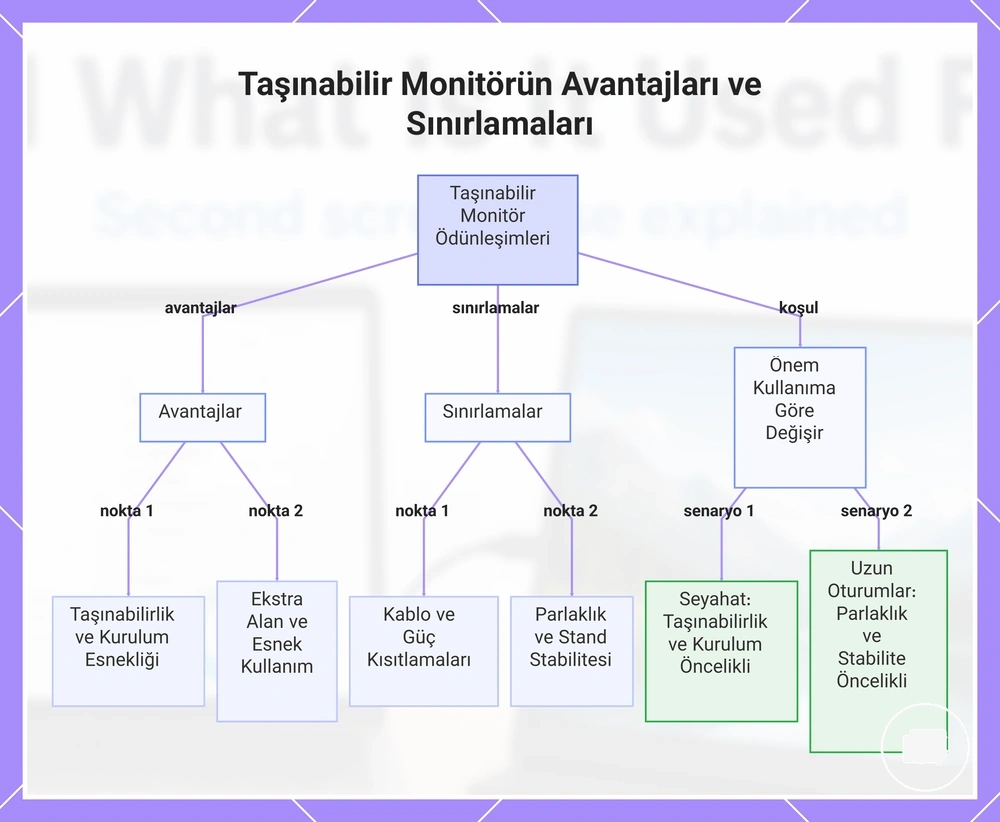 Taşınabilir Monitörün Avantajları ve Sınırlamaları