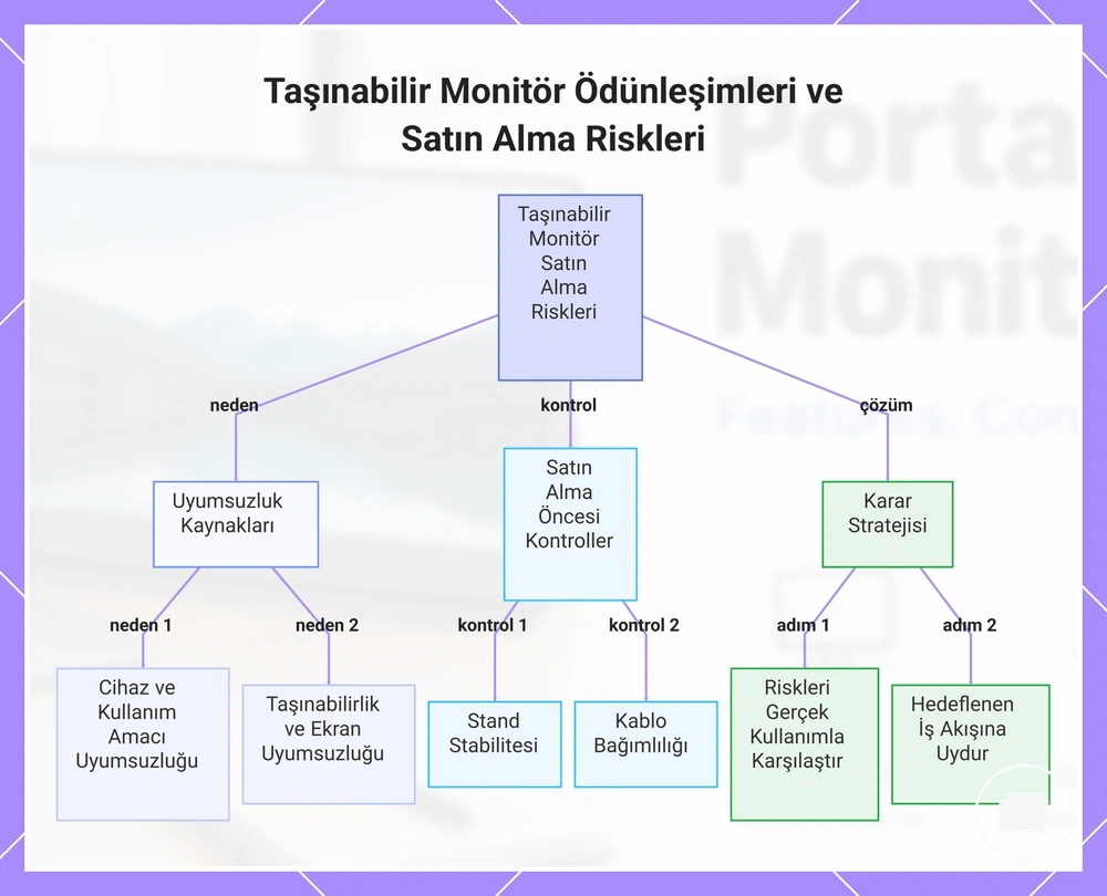 Taşınabilir Monitör Ödünleşimleri ve Satın Alma Riskleri