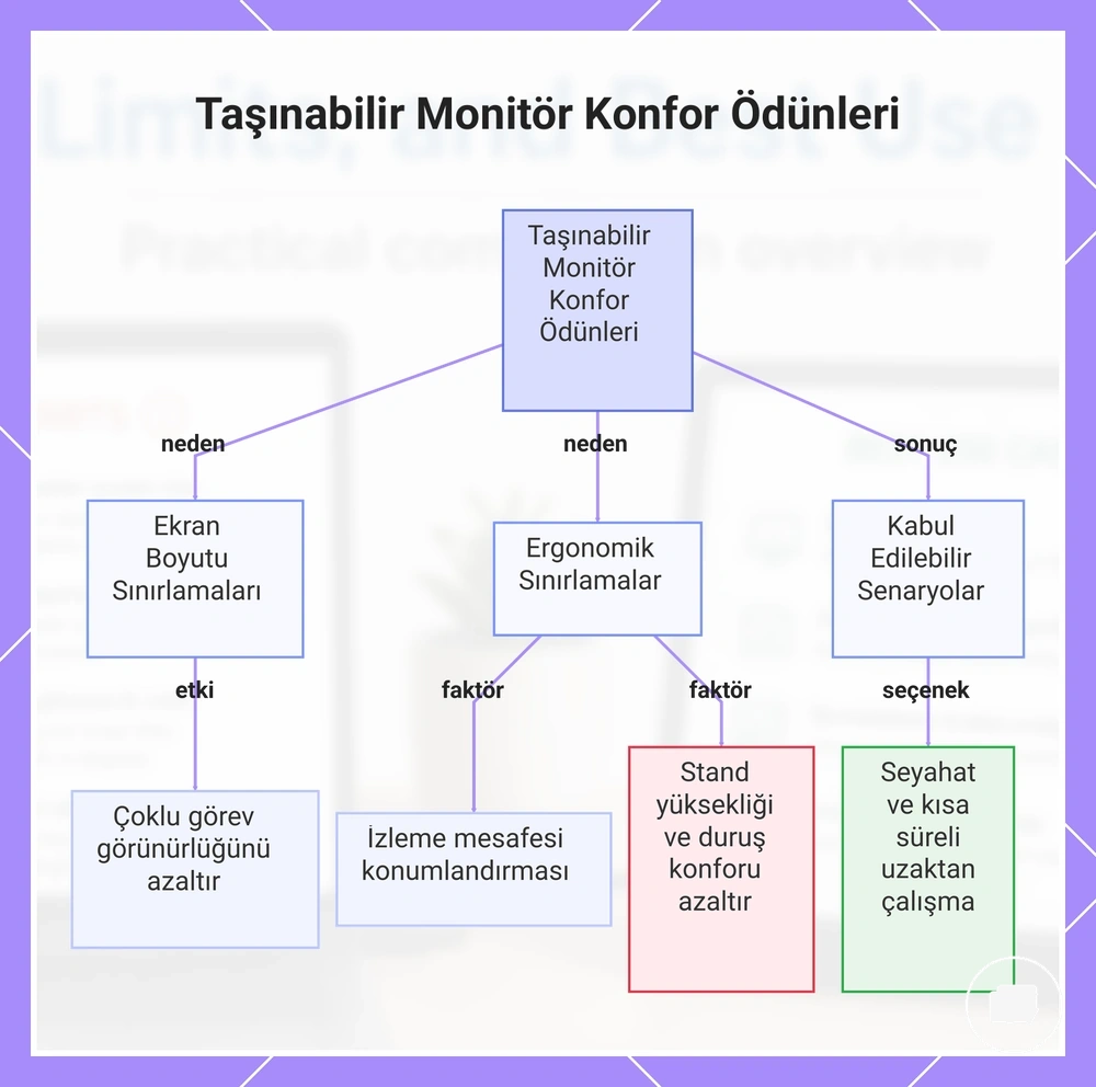 Taşınabilir Monitör Konfor Ödünleri