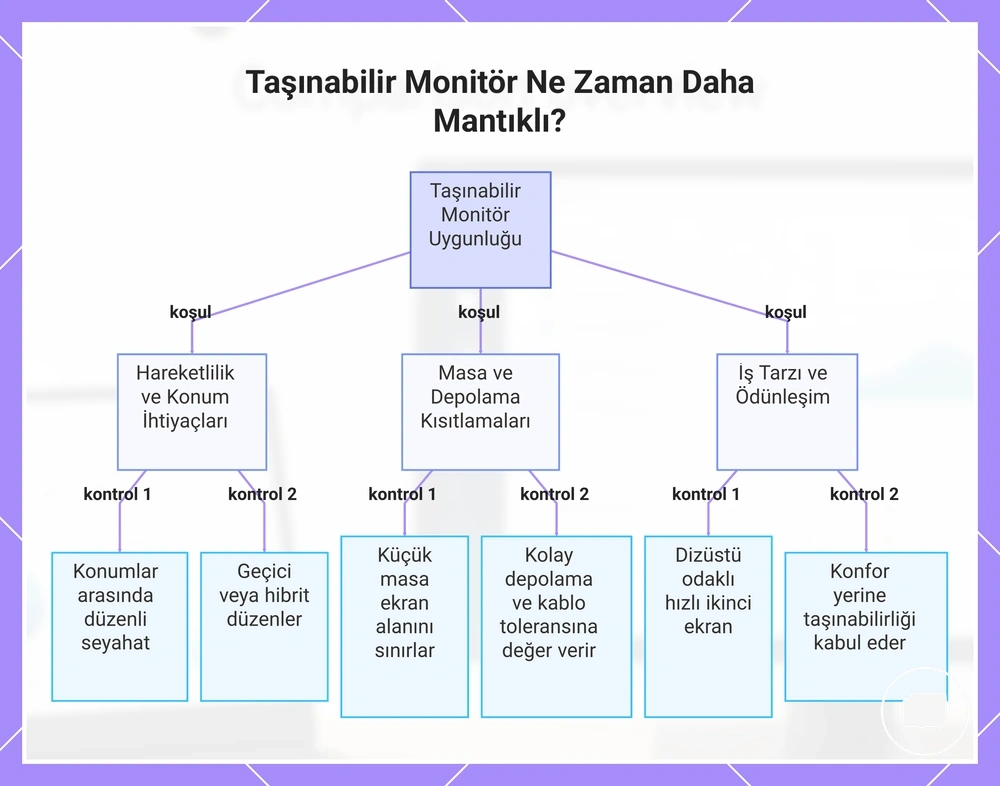 Taşınabilir Monitör Ne Zaman Daha Mantıklı?
