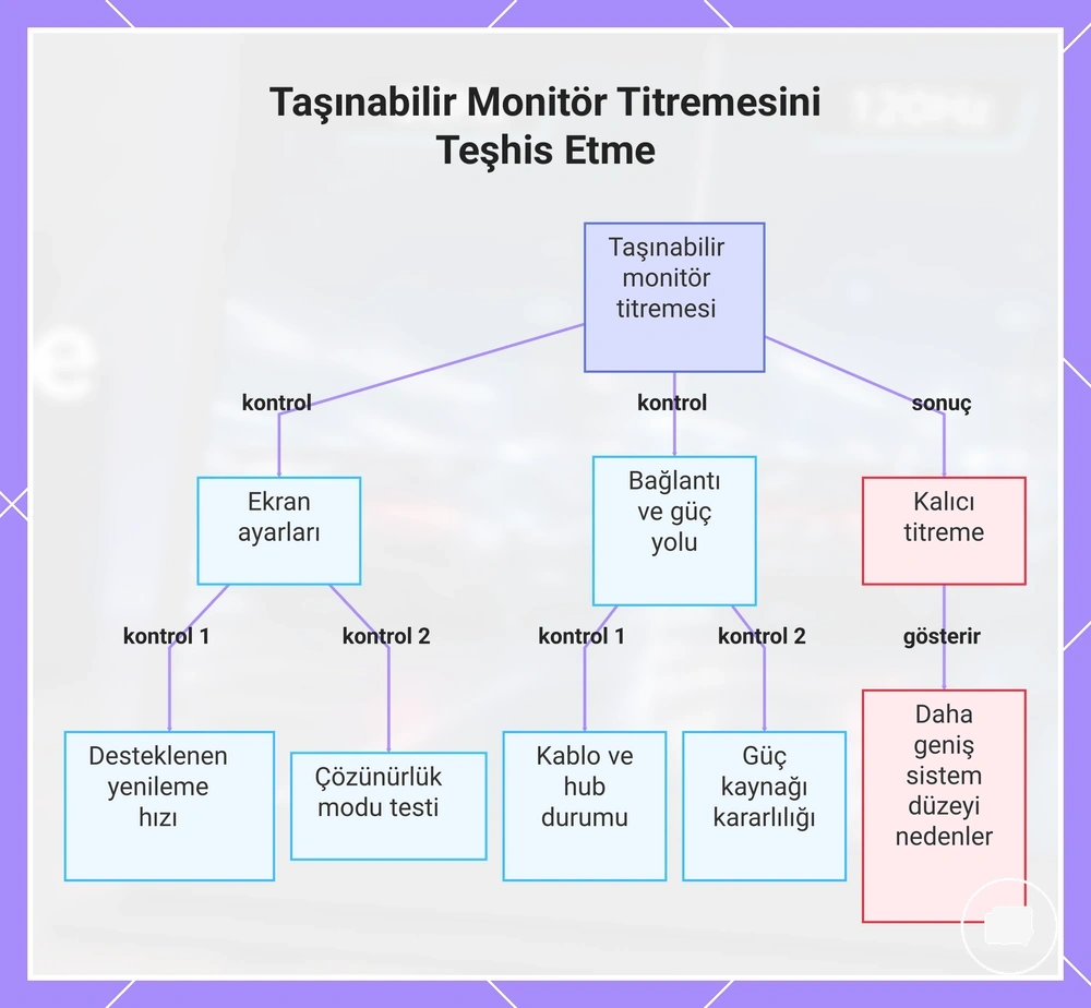 Taşınabilir Monitör Titremesini Teşhis Etme