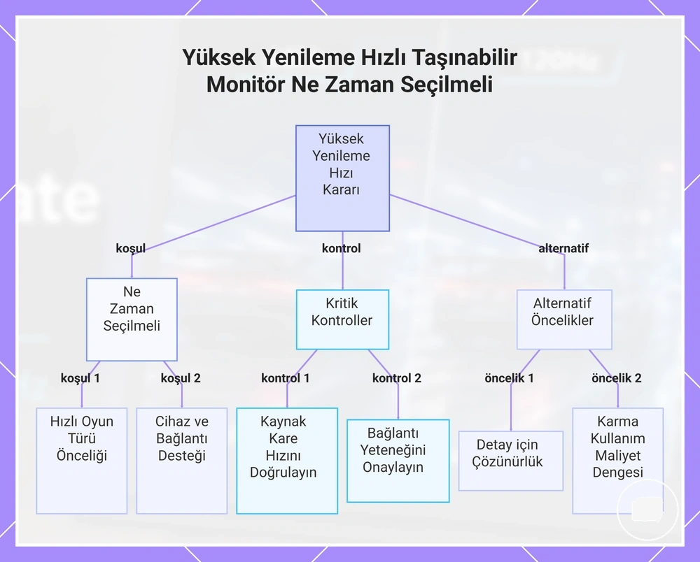 Yüksek Yenileme Hızlı Taşınabilir Monitör Ne Zaman Seçilmeli