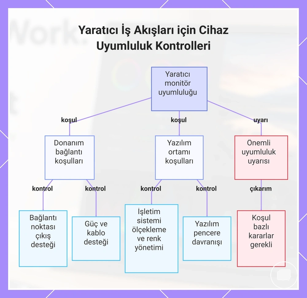 Yaratıcı İş Akışları için Cihaz Uyumluluk Kontrolleri